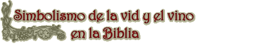 Simbolismo de la vid y el vino en la Biblia